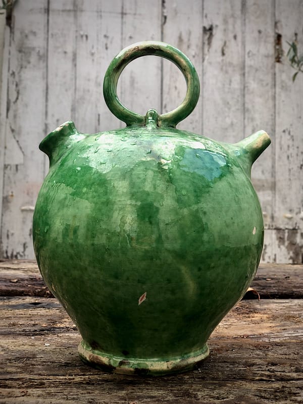 19th Century decorative earthenware jug