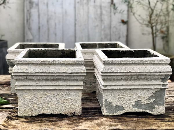 French 1950's, industrial garden planters