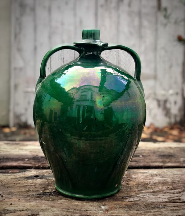 19th Century decorative earthenware jug