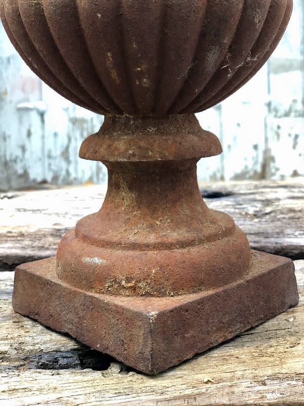 French, 1940's, Cast-Iron Urn