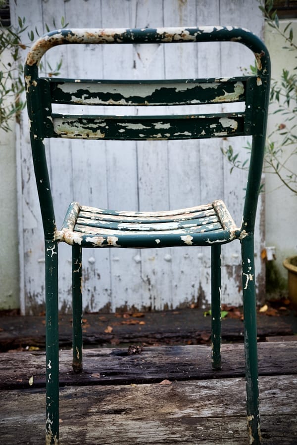 Antique garden furniture
